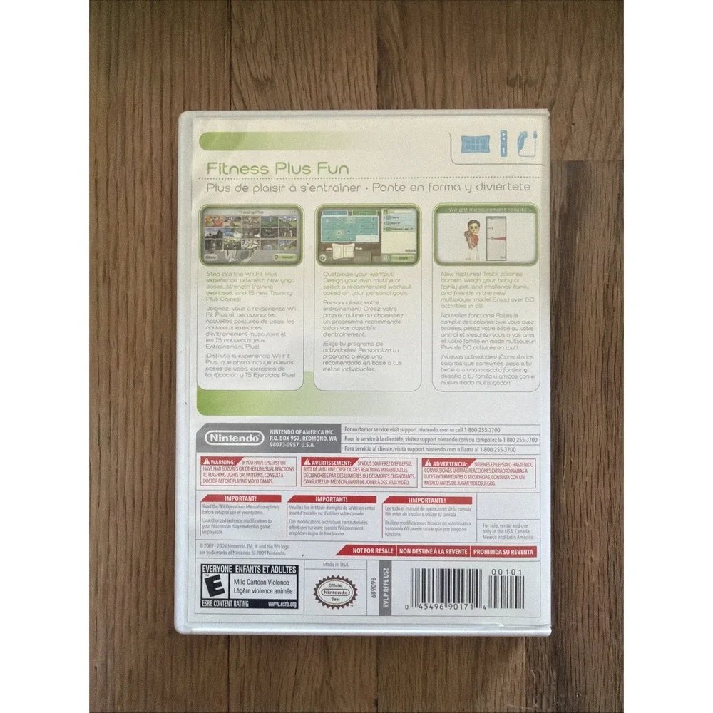 Wii Fit Plus Board and Wii Fit Plus DVD Nintendo